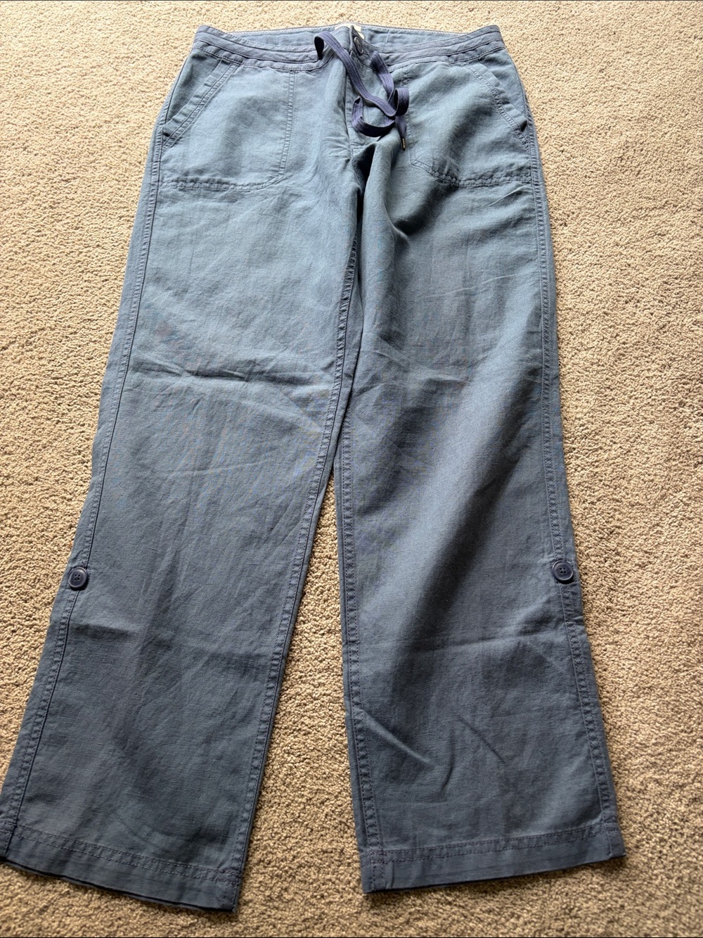 L.L. Bean linen/cotton blend pants